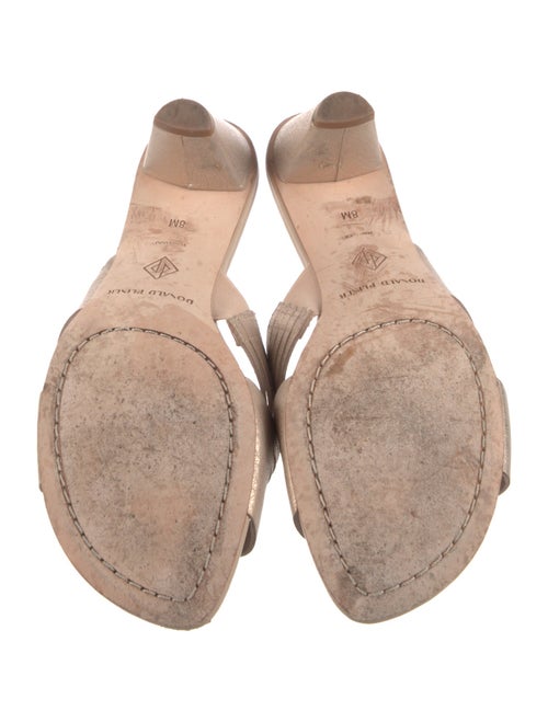 Donald Pliner Leather Slides