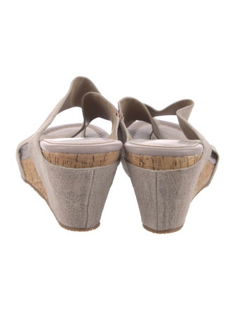 Donald Pliner Suede Slides