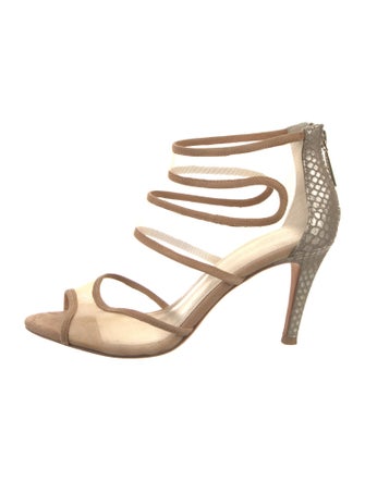 Donald Pliner Mesh Mesh Accents Gladiator Sandals