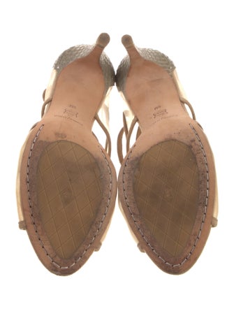 Donald Pliner Mesh Mesh Accents Gladiator Sandals