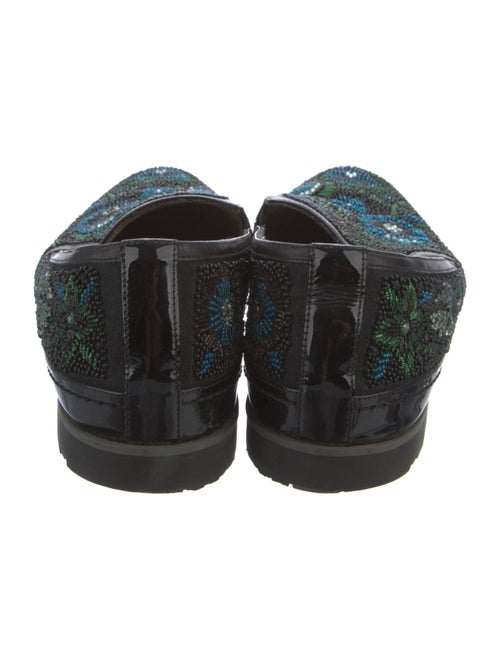 Donald Pliner Printed Embroidered Accent Loafers