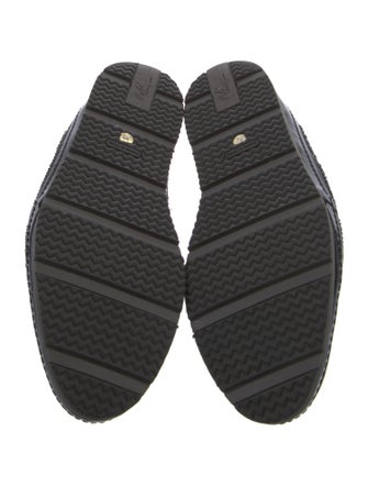 Donald Pliner Printed Embroidered Accent Loafers