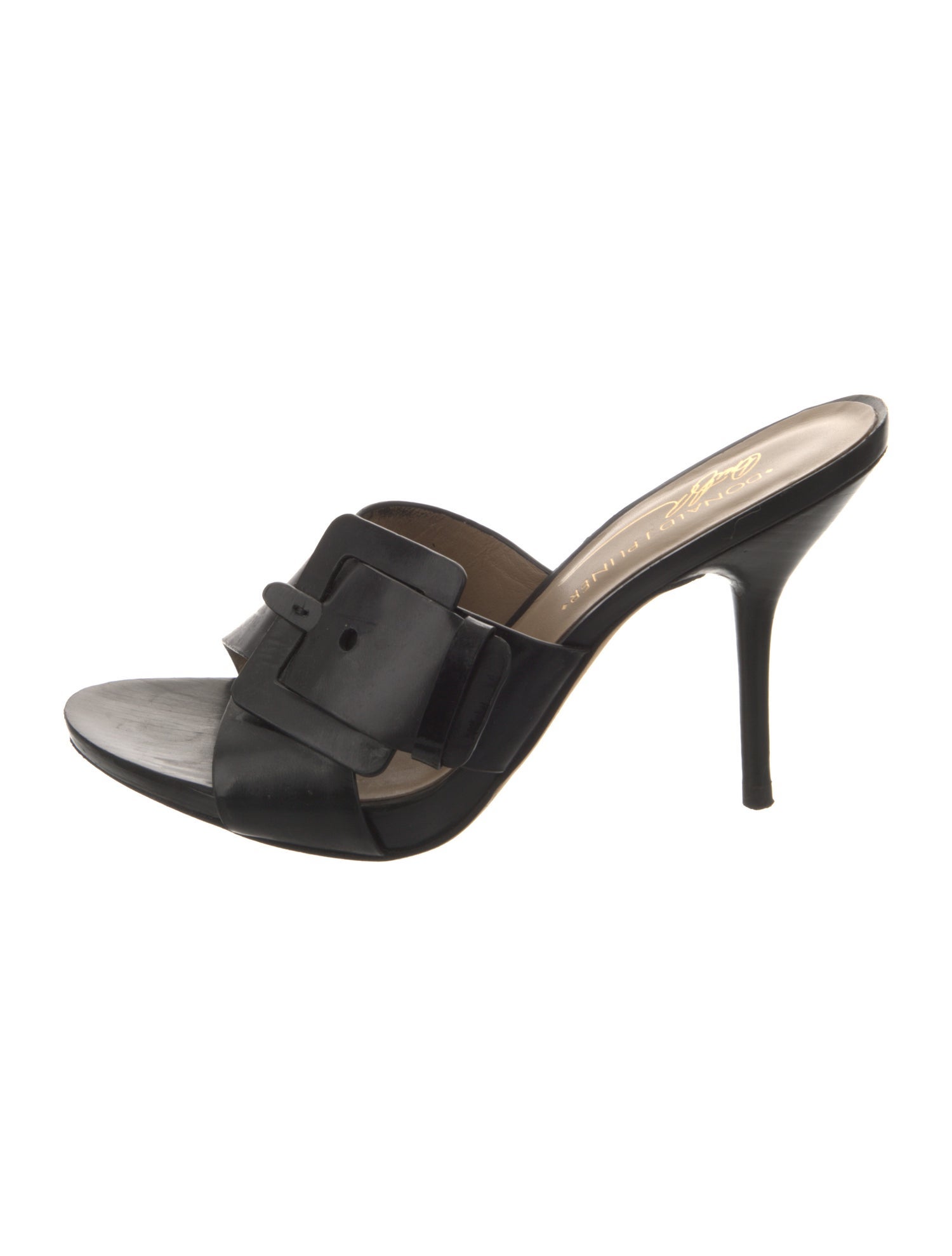 Donald Pliner Leather Slides