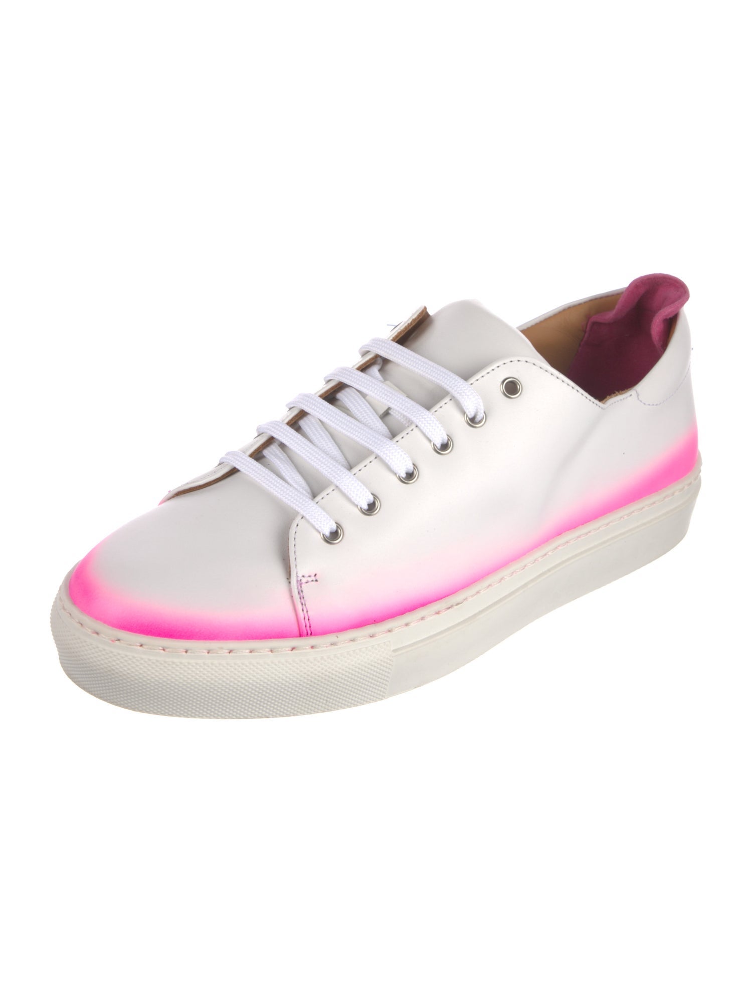 Donald Pliner Leather Printed Sneakers