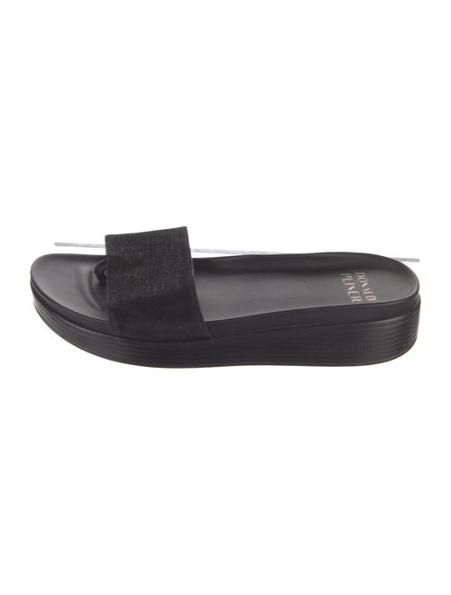 Donald Pliner Suede Slides
