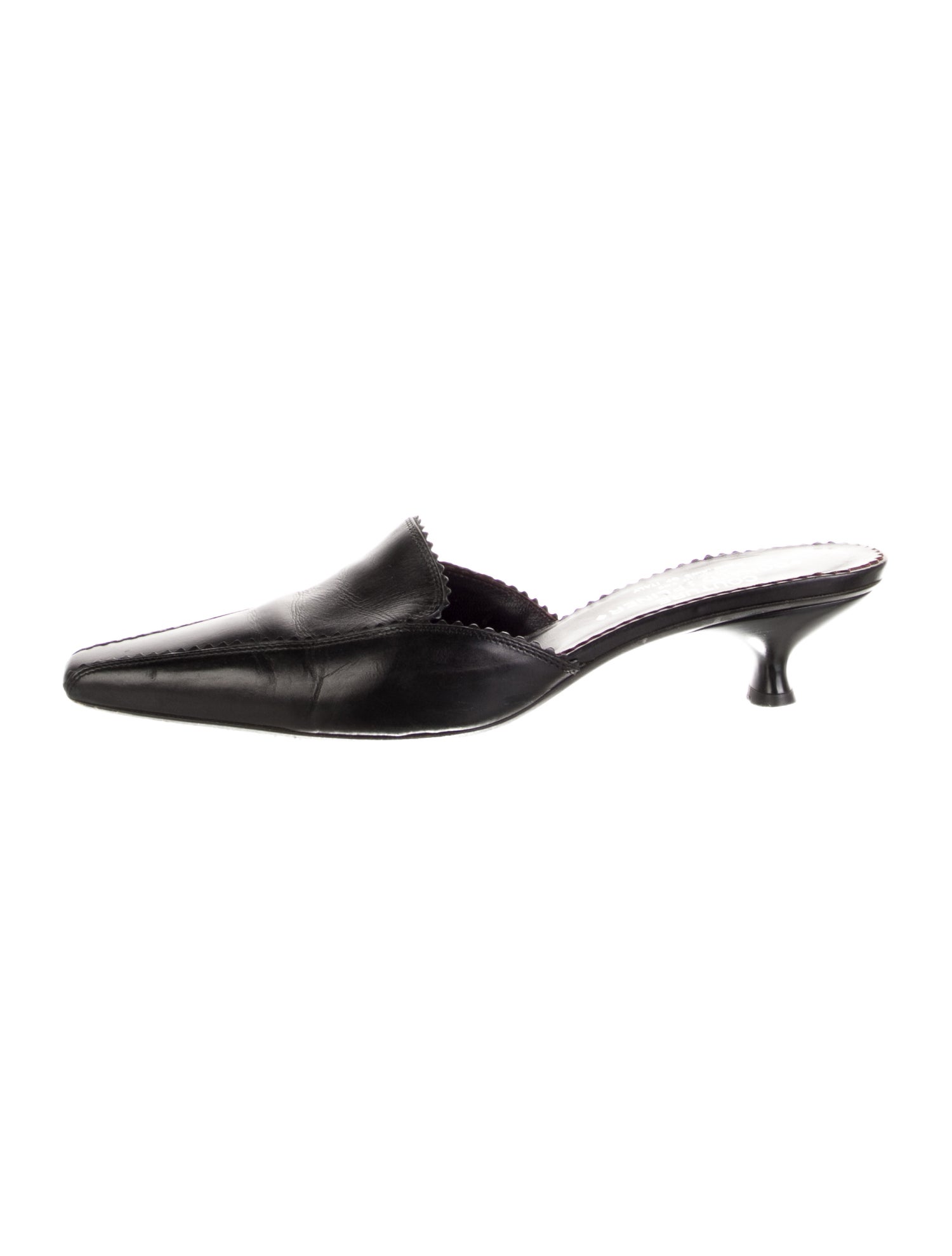 Donald Pliner Leather Mules