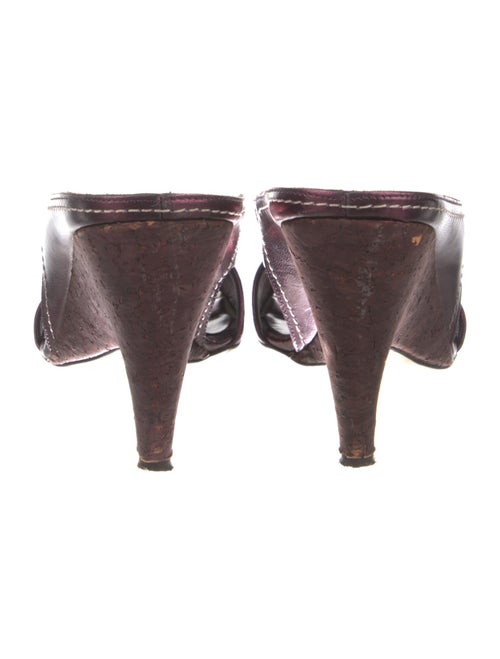 Donald Pliner Leather Slides