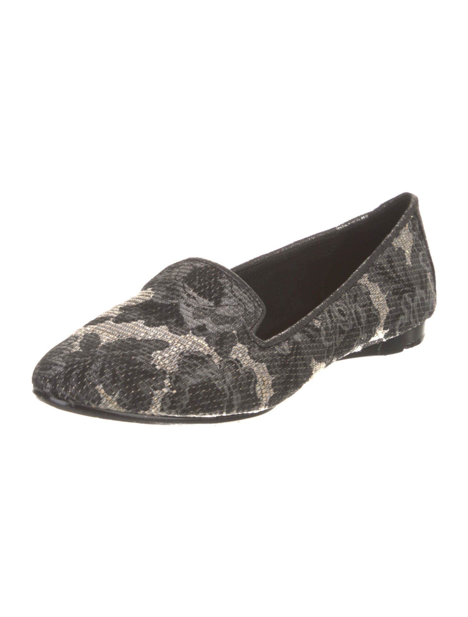 Donald Pliner Floral Print Loafers