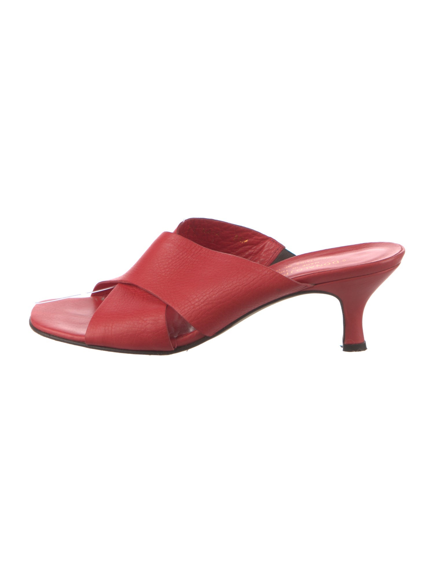 Donald Pliner Leather Slides