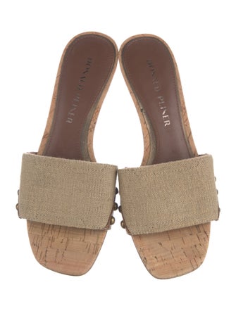 Donald Pliner Canvas Printed Slides