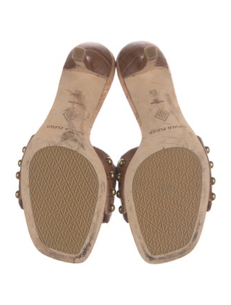 Donald Pliner Canvas Printed Slides