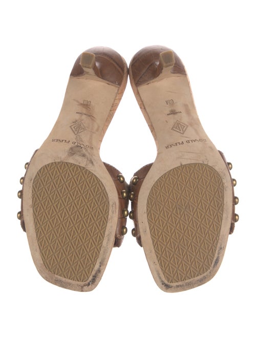 Donald Pliner Canvas Printed Slides