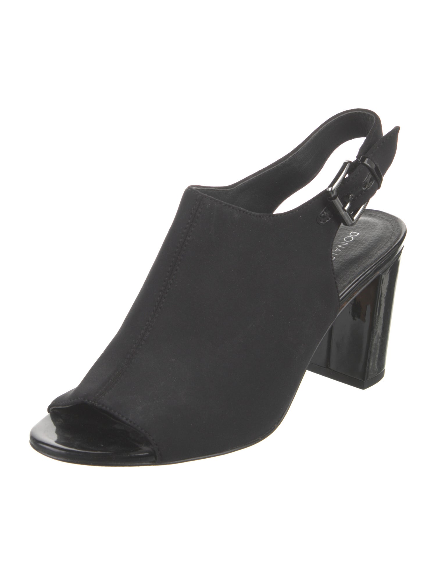 Donald Pliner Neoprene Cutout Accent Slingback Pumps