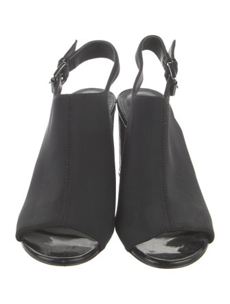 Donald Pliner Neoprene Cutout Accent Slingback Pumps