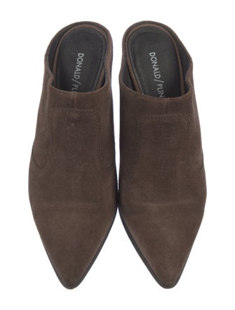 Donald Pliner Suede Mules