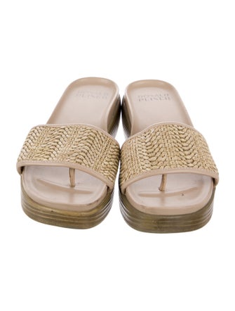 Donald Pliner Leather Slides