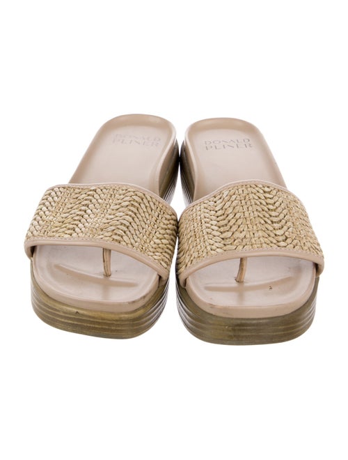 Donald Pliner Leather Slides