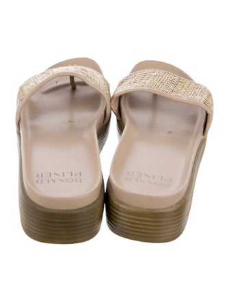 Donald Pliner Leather Slides