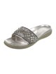 Donald Pliner Leather Printed Slides