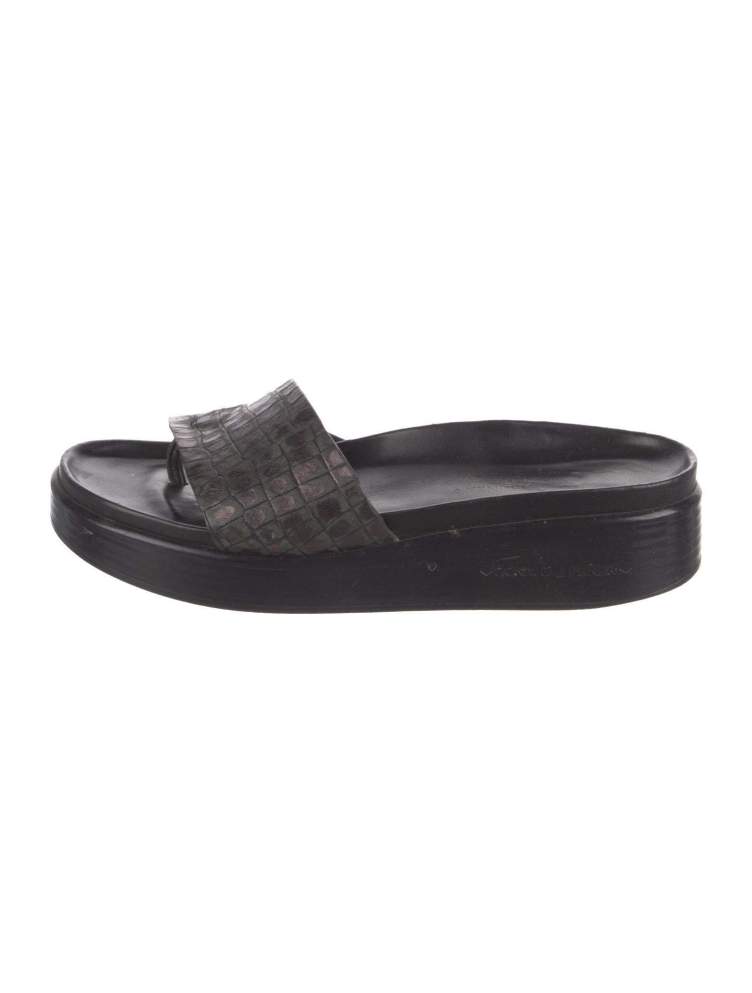 Donald Pliner Leather Slides