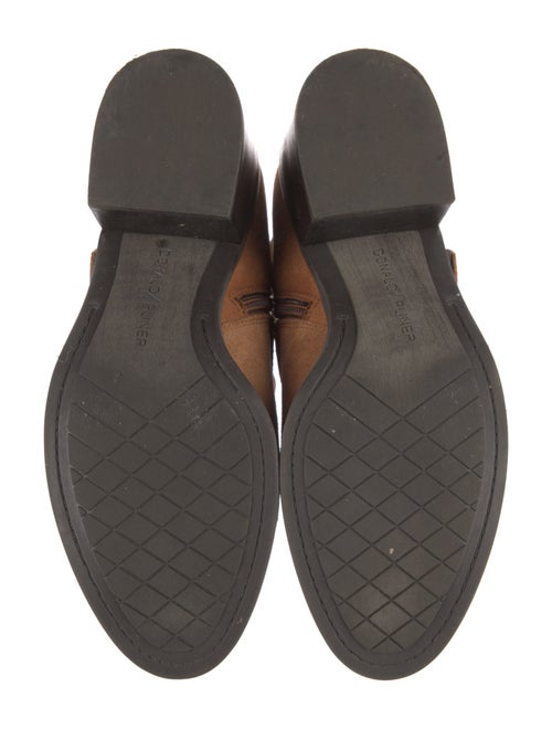 Donald Pliner Suede Moto Boots