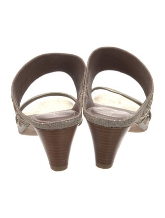 Donald Pliner Suede Slides