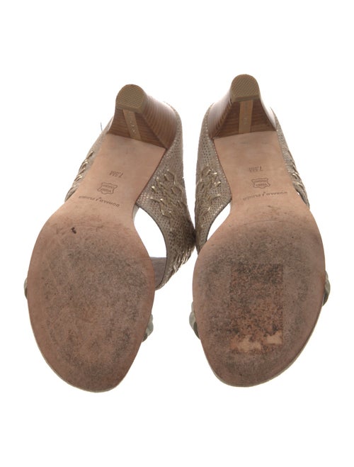 Donald Pliner Suede Slides