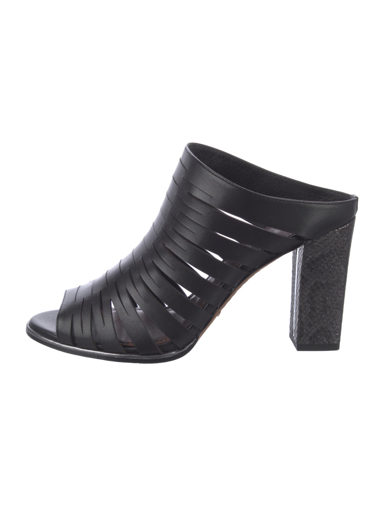 Donald Pliner Leather Mules