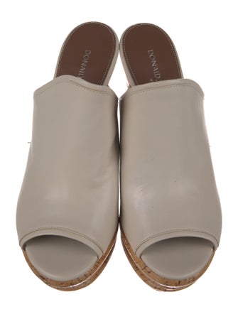 Donald Pliner Leather Slides