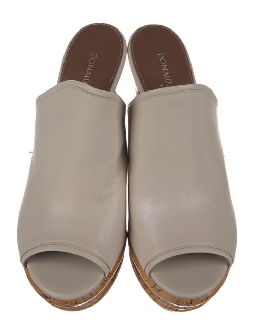 Donald Pliner Leather Slides