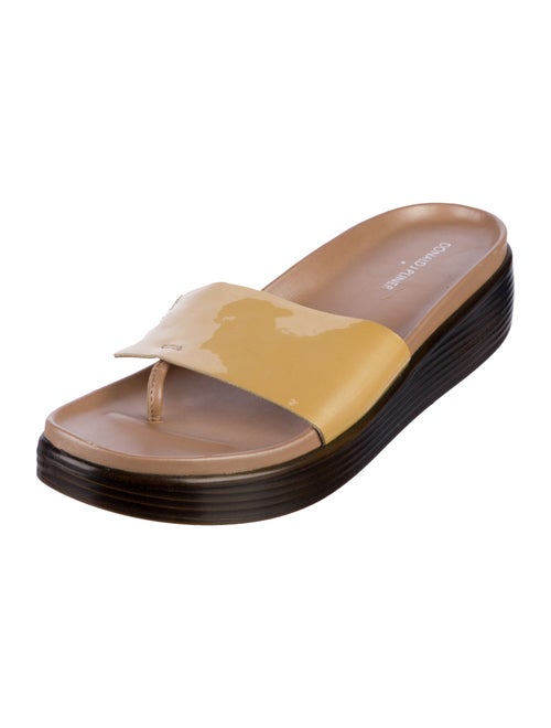 Donald Pliner Patent Leather Slides
