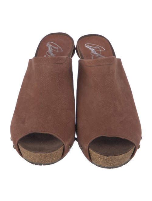 Donald Pliner Suede Slides