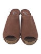 Donald Pliner Suede Slides
