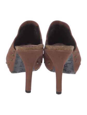 Donald Pliner Suede Slides