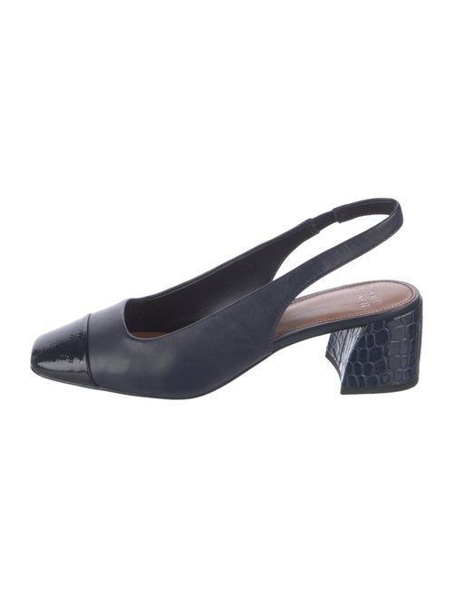 Donald Pliner Leather Slingback Flats