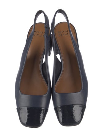 Donald Pliner Leather Slingback Flats
