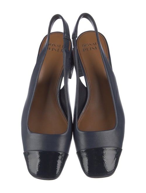 Donald Pliner Leather Slingback Flats