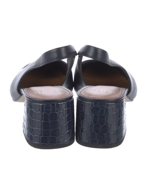 Donald Pliner Leather Slingback Flats