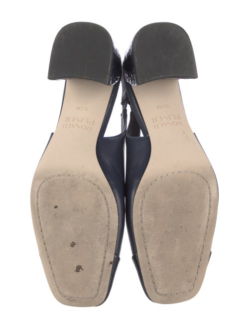 Donald Pliner Leather Slingback Flats