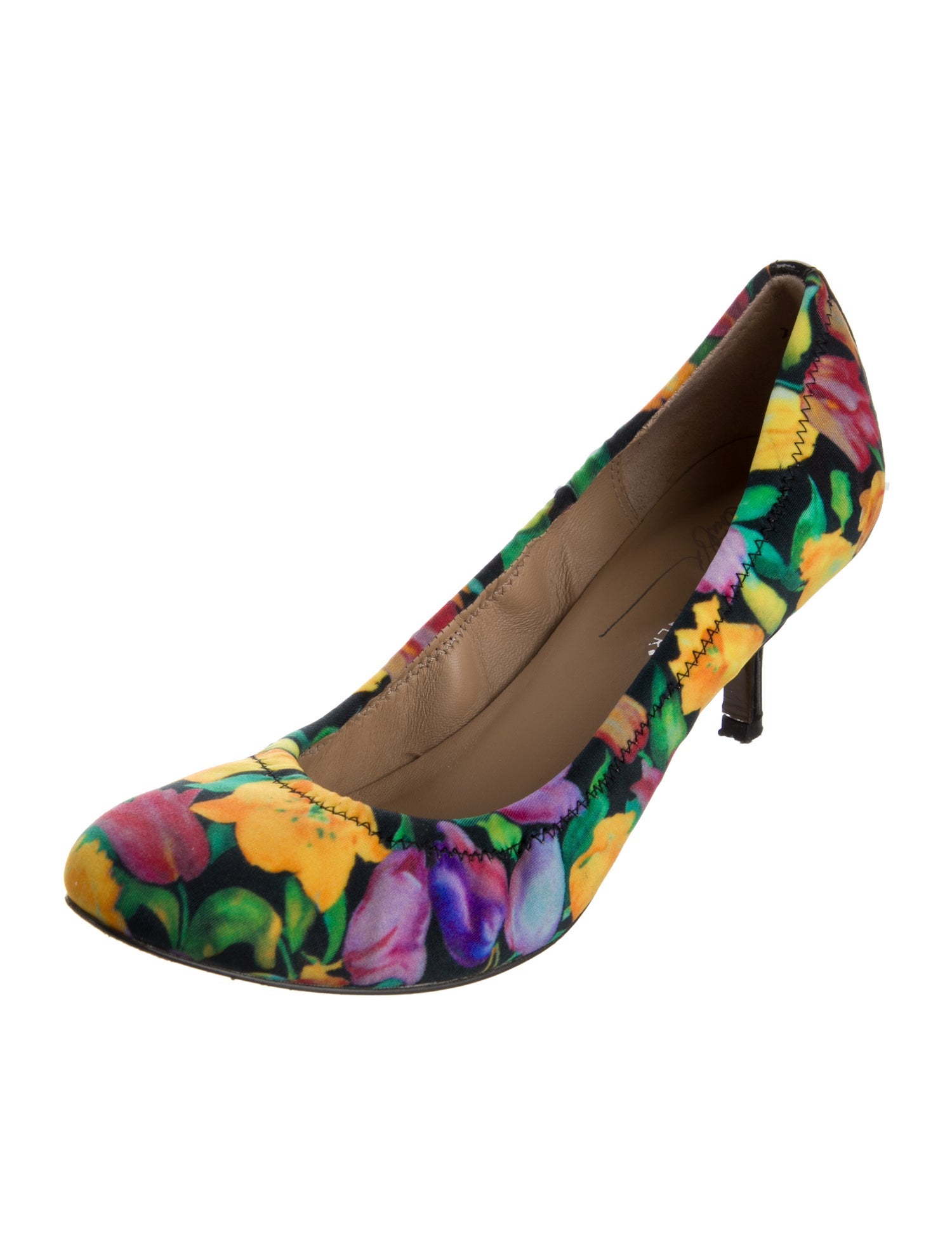Donald Pliner Floral Print Pumps