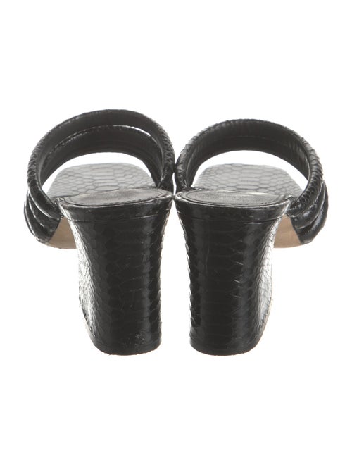 Donald Pliner Embossed Leather Slides