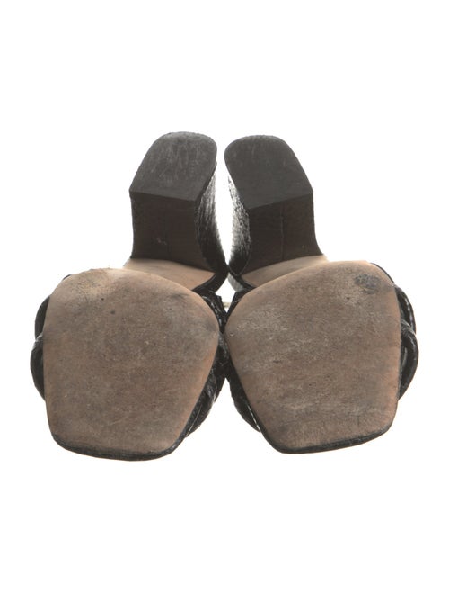 Donald Pliner Embossed Leather Slides