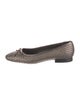 Donald Pliner Leather Animal Print Ballet Flats