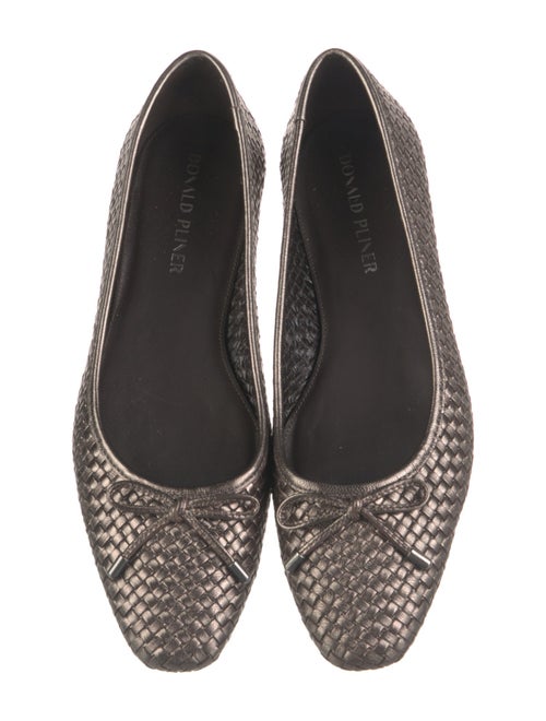 Donald Pliner Leather Animal Print Ballet Flats