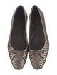 Donald Pliner Leather Animal Print Ballet Flats