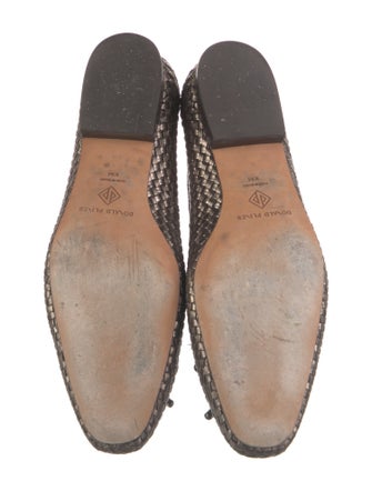 Donald Pliner Leather Animal Print Ballet Flats