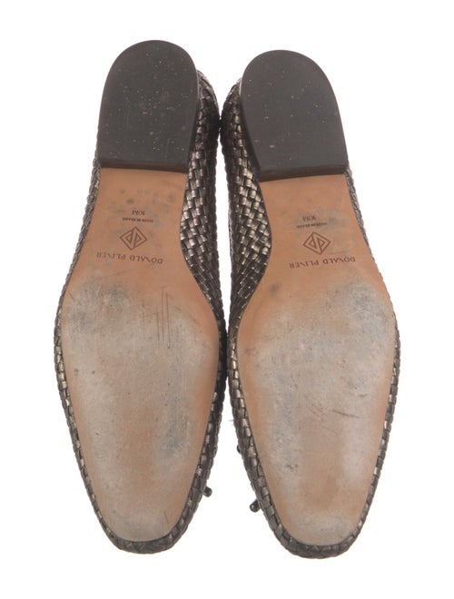 Donald Pliner Leather Animal Print Ballet Flats