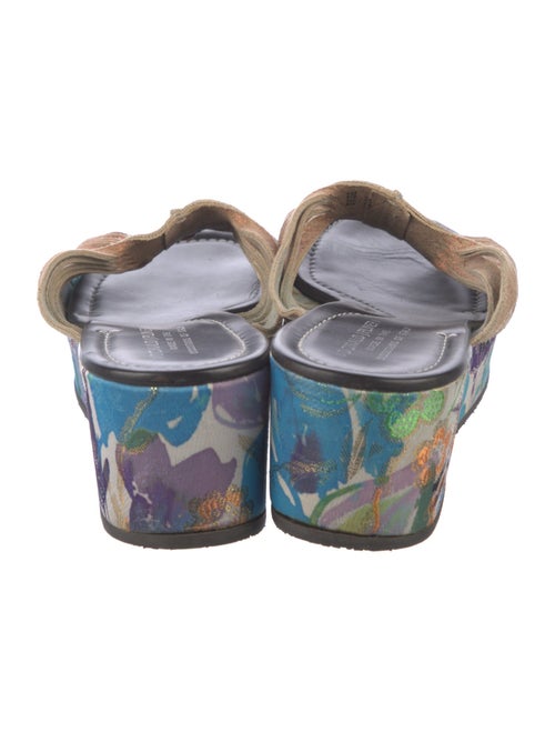 Donald Pliner Leather Printed Slides