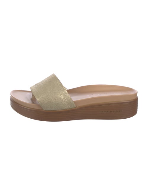Donald Pliner Leather Slides