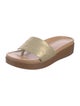 Donald Pliner Leather Slides